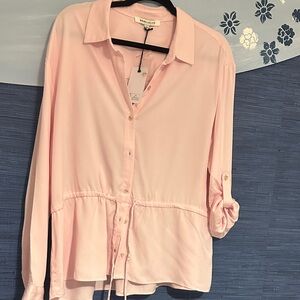 rag & bone Light Pink Button-Down Shirt